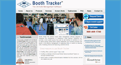 Desktop Screenshot of boothtracker.net